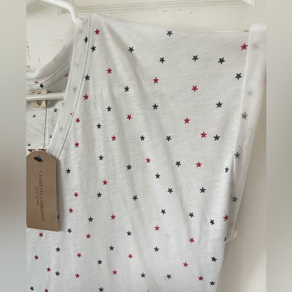 New CHRISTIAN SIRIANO White short sleeve Women Top - Picture 4 of 9